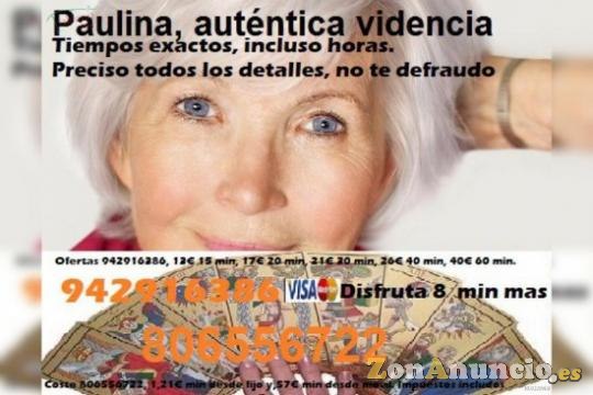 Vidente Paulina, ya al teléfono! Certera 806 556 722